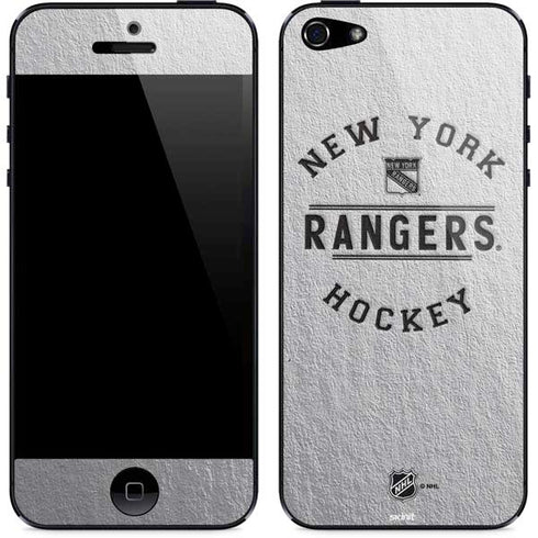 NHL New York Rangers Black Text iPhone 5/5s/5SE Skin