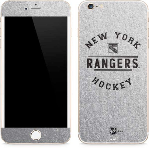 NHL New York Rangers Black Text iPhone 6/6s Plus Skin