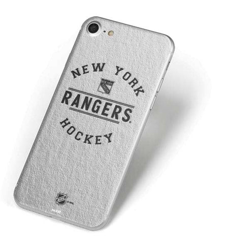 NHL New York Rangers Black Text iPhone 7 Skin