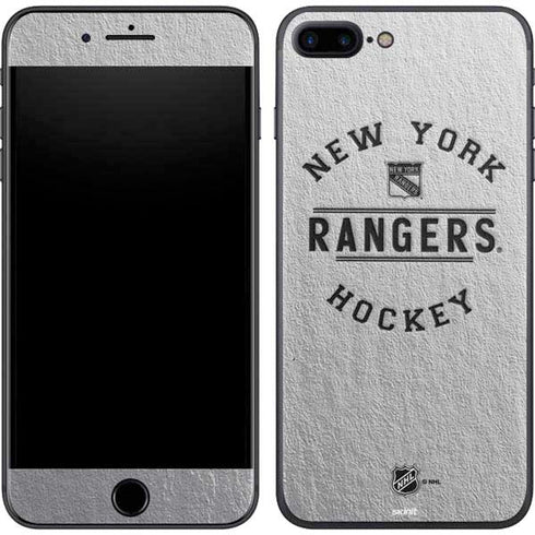 NHL New York Rangers Black Text iPhone 8 Plus Skin