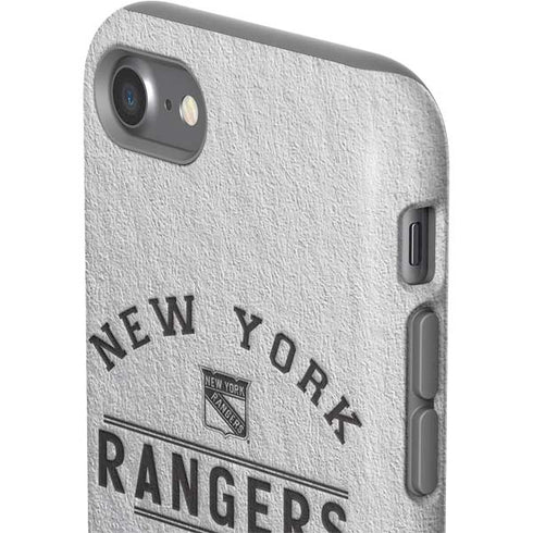 NHL New York Rangers Black Text iPhone SE (2nd & 3rd Gen) Pro Case