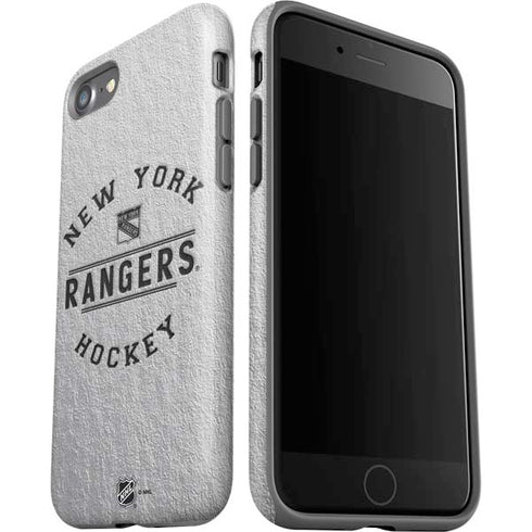 NHL New York Rangers Black Text iPhone SE (2nd & 3rd Gen) Pro Case