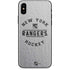 NHL New York Rangers Black Text iPhone X Skin