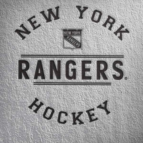 NHL New York Rangers Black Text iPhone X Skin