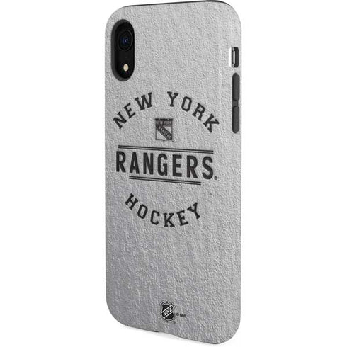 NHL New York Rangers Black Text iPhone XR Pro Case