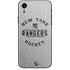 NHL New York Rangers Black Text iPhone XR Skin