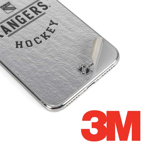 NHL New York Rangers Black Text iPhone XS Max Skin