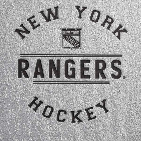 NHL New York Rangers Black Text iPhone XS Skin