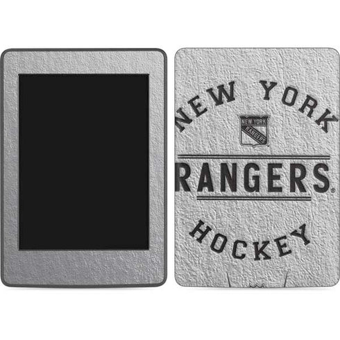 NHL New York Rangers Black Text Amazon Kindle Skin