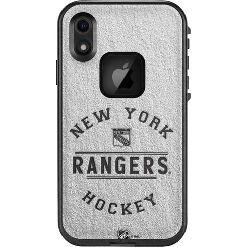 NHL New York Rangers Black Text LifeProof Fre iPhone Skin