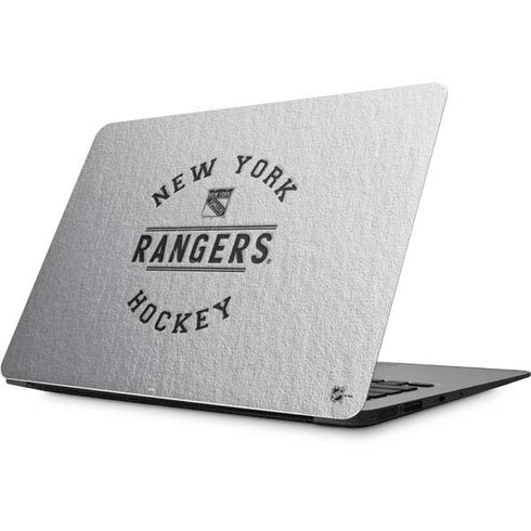 NHL New York Rangers Black Text Apple MacBook Skin