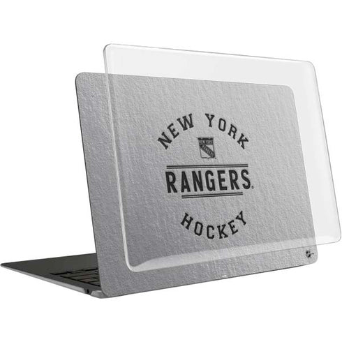 NHL New York Rangers Black Text MacBook Air 15in (2023-2025) Case plus Skin