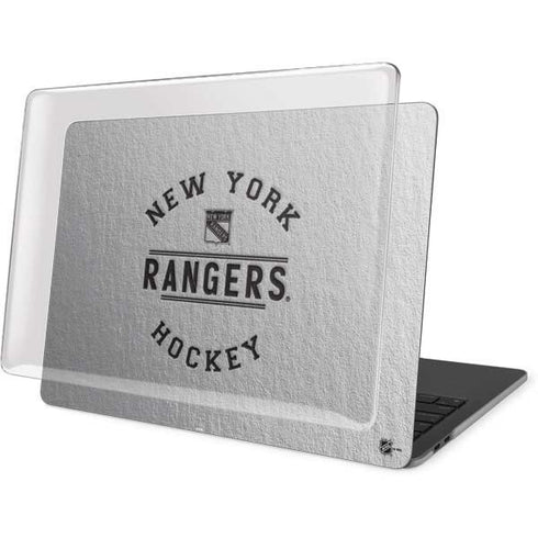 NHL New York Rangers Black Text MacBook Pro 16in (2019-20) Case plus Skin