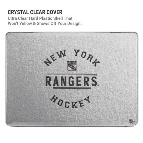 NHL New York Rangers Black Text MacBook Pro 16in (2021-25) Case plus Skin