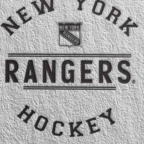 NHL New York Rangers Black Text Moto E5 Play Skin