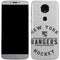 NHL New York Rangers Black Text Moto E5 Plus Skin