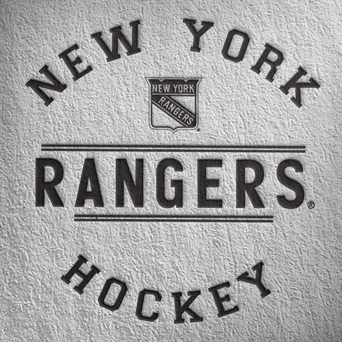 NHL New York Rangers Black Text Moto G6 Skin