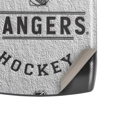 NHL New York Rangers Black Text Motorola RAZR Skin