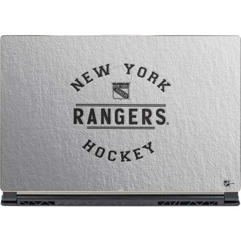 NHL New York Rangers Black Text MSI GS65 Stealth Laptop Skin