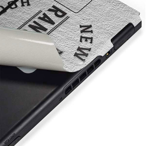 NHL New York Rangers Black Text Nintendo Switch Bundle Skin