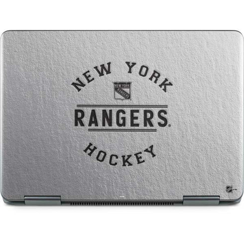 NHL New York Rangers Black Text Notebook 9 Pro 13in (2017) Skin