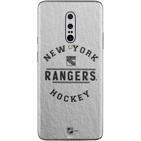 NHL New York Rangers Black Text OnePlus 7 Pro Skin