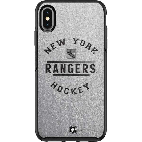 NHL New York Rangers Black Text Otterbox Symmetry iPhone Skin