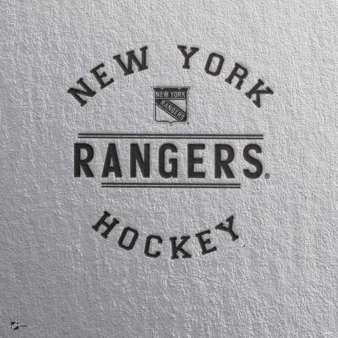 NHL New York Rangers Black Text PS4 Controller Skin