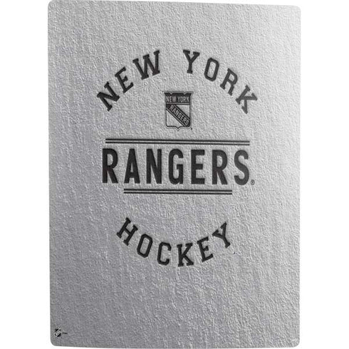 NHL New York Rangers Black Text PS5 Digital Edition Bundle Skin