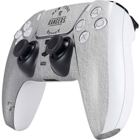 NHL New York Rangers Black Text PS5 Controller Skin