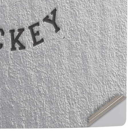 NHL New York Rangers Black Text PS5 Slim Digital Edition Console Skin