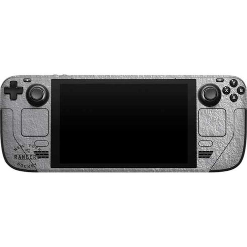 NHL New York Rangers Black Text Steam Deck Handheld Gaming Computer Skin