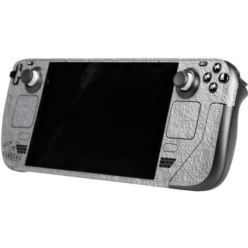 NHL New York Rangers Black Text Steam Deck Handheld Gaming Computer Skin