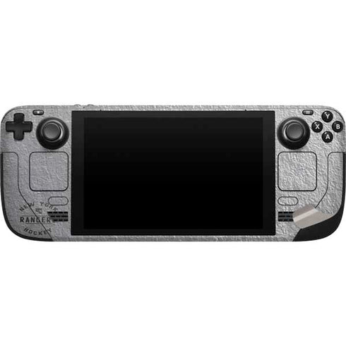 NHL New York Rangers Black Text Steam Deck Handheld Gaming Computer Skin