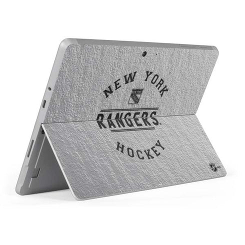 NHL New York Rangers Black Text Surface Go Skin