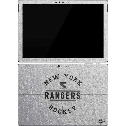 NHL New York Rangers Black Text Surface Pro 7 Skin