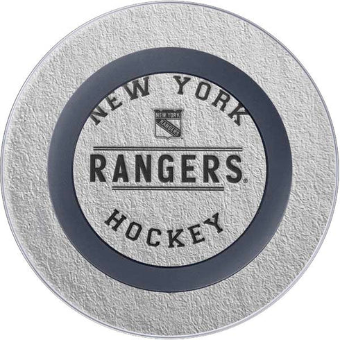 NHL New York Rangers Black Text Wireless Charger Skin