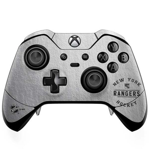 NHL New York Rangers Black Text Xbox One Elite Controller Skin