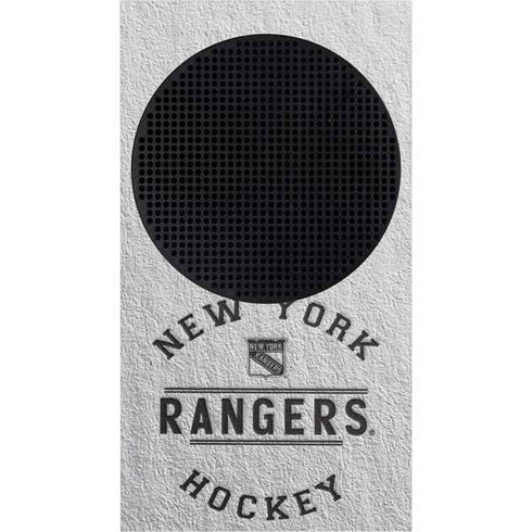 NHL New York Rangers Black Text Xbox Series S Bundle Skin