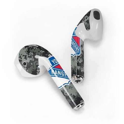 NHL New York Rangers Camo Apple AirPods Skin