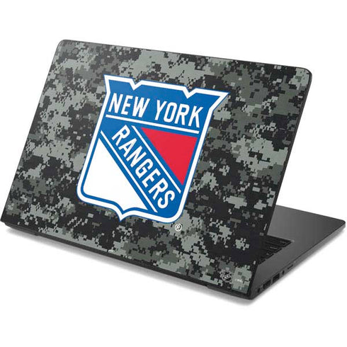 NHL New York Rangers Camo Dell Chromebook Skin