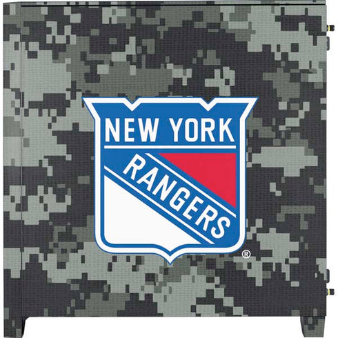 NHL New York Rangers Camo Corsair 4000D Tempered Glass Mid-Tower ATX Case Skin