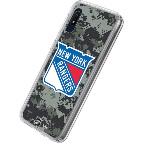 NHL New York Rangers Camo Galaxy A10e Clear Case