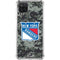 NHL New York Rangers Camo Galaxy A12 Clear Case