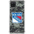 NHL New York Rangers Camo Galaxy A12 Clear Case