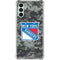 NHL New York Rangers Camo Galaxy A13 5G Clear Case