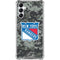 NHL New York Rangers Camo Galaxy A14 5G Clear Case
