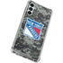 NHL New York Rangers Camo Galaxy A14 5G Clear Case