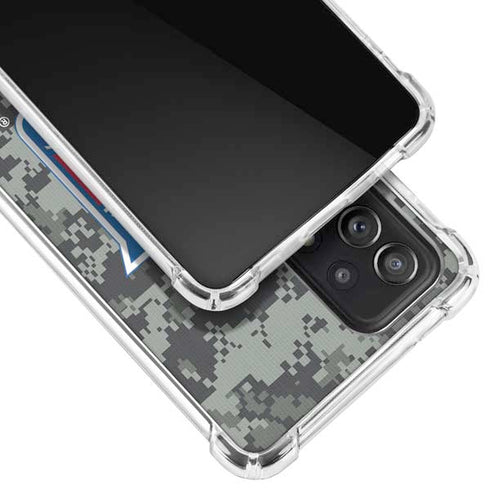 NHL New York Rangers Camo Galaxy A52 5G Clear Case