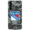 NHL New York Rangers Camo Galaxy A54 5G Clear Case